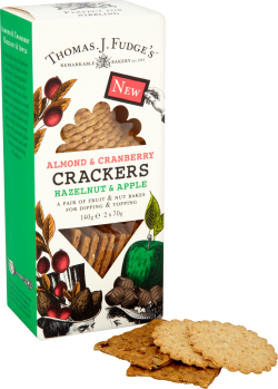 Almond & Cranberry / Hazelnut & Apple Crackers Product packshot