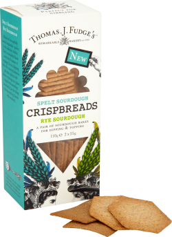 Spelt Sourdough / Rye Sourdough Crispbreads Product packshot